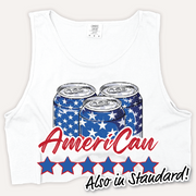 4th Of July Shirt Tank Top Star - Ameri-Can