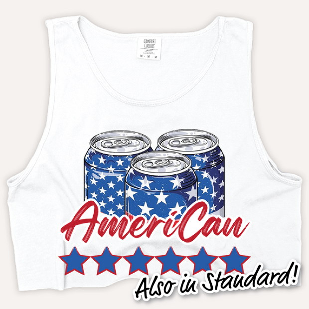 4th Of July Shirt Tank Top Star - Ameri-Can