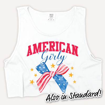 4th Of July Shirt Tank Top - American Girly