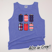 4th Of July Shirt Tank Top - Beer Cans