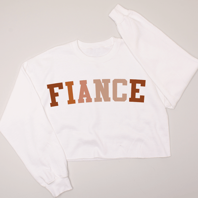 Fall Fiance - Fall - Cropped Sweatshirt