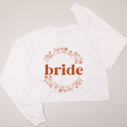 Fall Sketch Bride - Fall - Cropped Sweatshirt