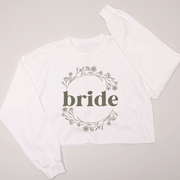 Fall Sketch Bride - Fall - Cropped Sweatshirt