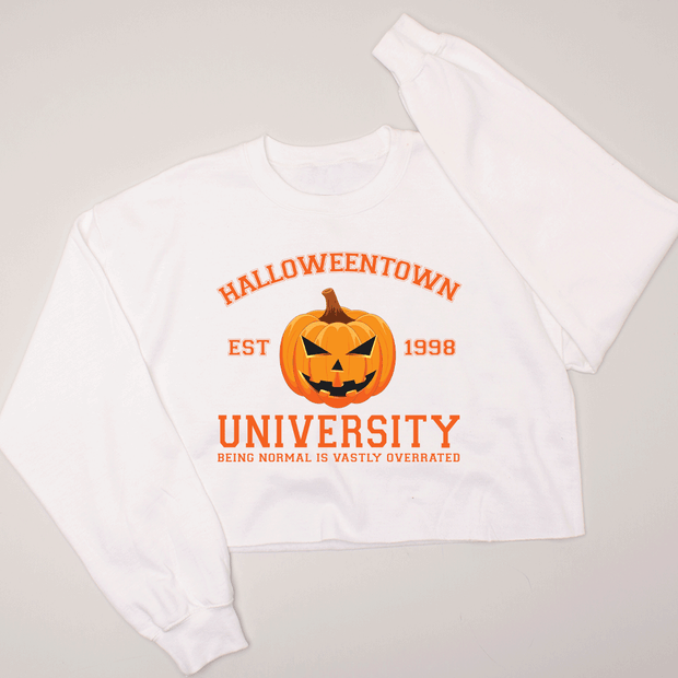 Halloween Town - Fall - Cropped Sweatshirt