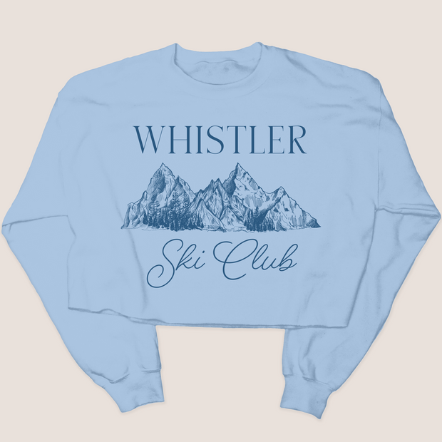 Whistler Ski Club - Cropped Sweatshirt