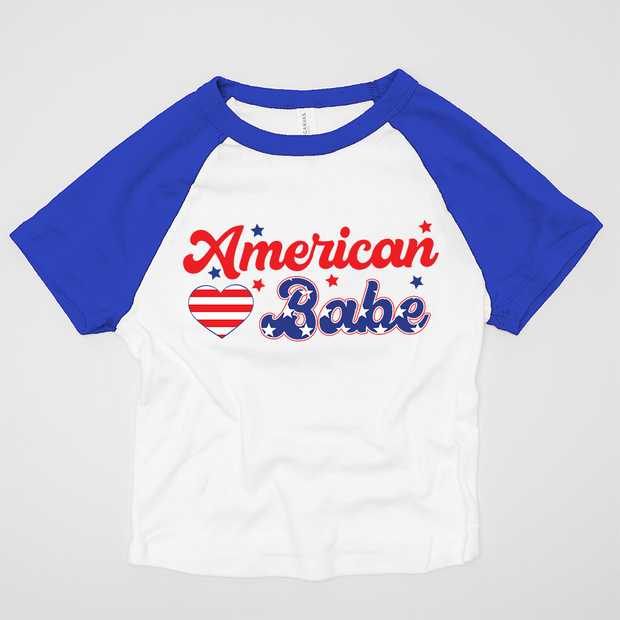 4th of July Shirt Adult Baby Doll Tee - American Babe
