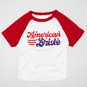 4th of July Shirt Adult Baby Doll Tee - American Bride