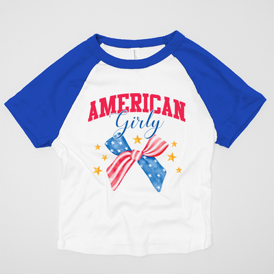 4th of July Shirt Adult Baby Doll Tee - American Girly