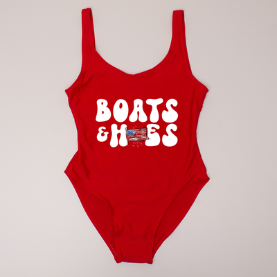 Boats & Hoes - One Piece Swimsuit