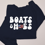 USA Patriotic - Boats and Hoes Sweatshirt