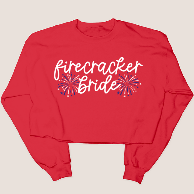 4th Of July Shirt Sweatshirt - Firecracker Bride