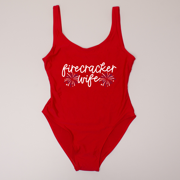 Firecracker Wife - One Piece Swimsuit