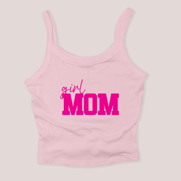 Mom Shirt Micro Rib Tanktop - Girl Mom
