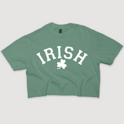 St. Patricks Day T-Shirt Vintage Cropped - Irish League