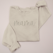 Mom Shirt - Embroidered Mama - High End Sweatshirt