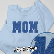 Mom Shirt Glitter Sweatshirt - University Tee