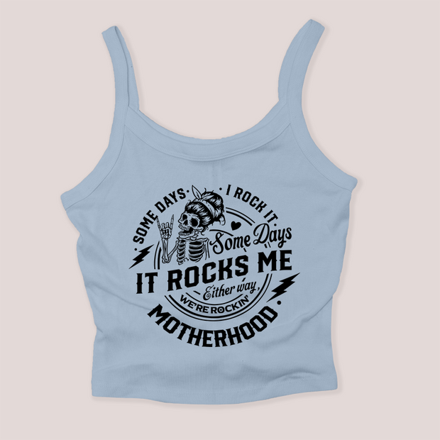 Mom Shirt Micro Rib Tanktop - Rocks Me Motherhood