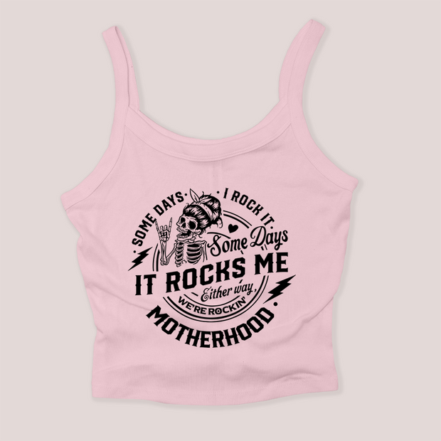 Mom Shirt Micro Rib Tanktop - Rocks Me Motherhood