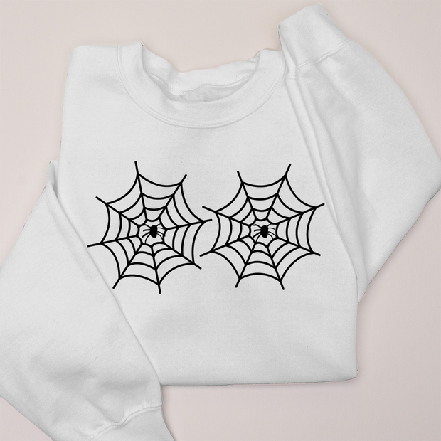 Spider Web Chest - Halloween - Sweatshirt