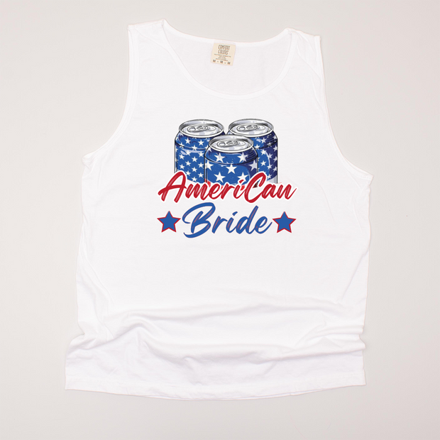 4th Of July Shirt Tank Top - Ameri-Can Bride