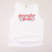 4th Of July Shirt Tank Top - Firecracker Bride
