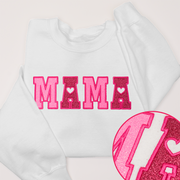 Mama - Valentines Glitter - Sweatshirt