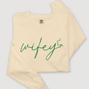Wifey Clover - St. Patrick's Day - Vintage Long Sleeve T-Shirt