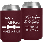 Wedding 169 - Two Kings Make A Pair - Neoprene Can