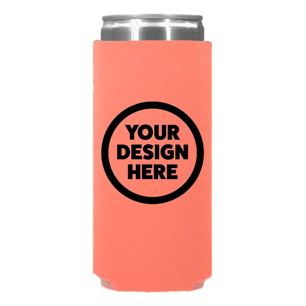 Wedding Can Cooler : Printed Samples - Foam Slim Can 01