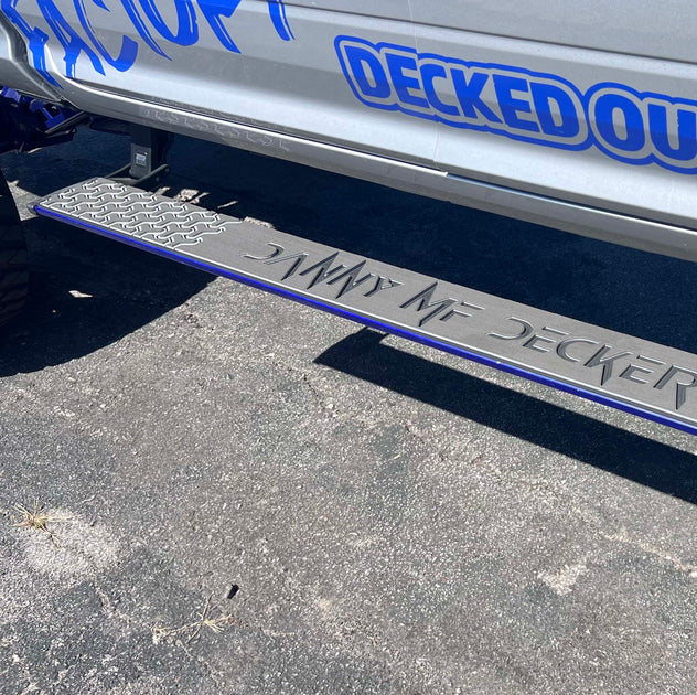 Custom Truck Step Running Boards Step Pads Set of 2 One Stop Bride Shop