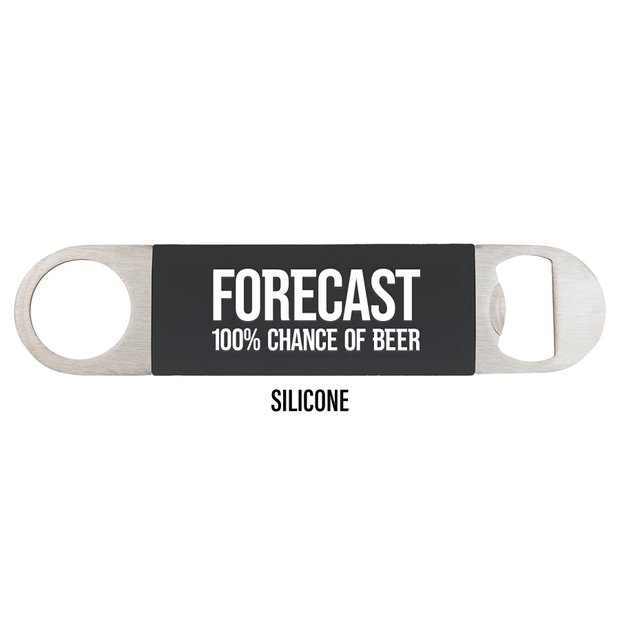 100% Chance of Beer Engraved Bottle Opener Packs