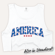 4th Of July Shirt Tank Top - America Stars