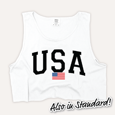 4th Of July Shirt Tank Top - USA Flag