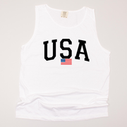 4th Of July Shirt Tank Top - USA Flag