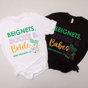 New Orleans Beignets & Booze - Bachelorette - T-Shirt