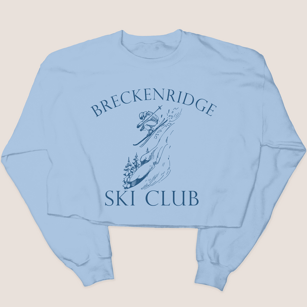 Breckenridge Ski Club - Cropped Sweatshirt