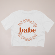 Fall Sketch Babe - Fall - Cropped T-Shirt