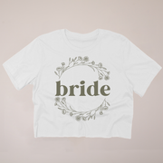 Fall Sketch Bride - Fall - Cropped T-Shirt