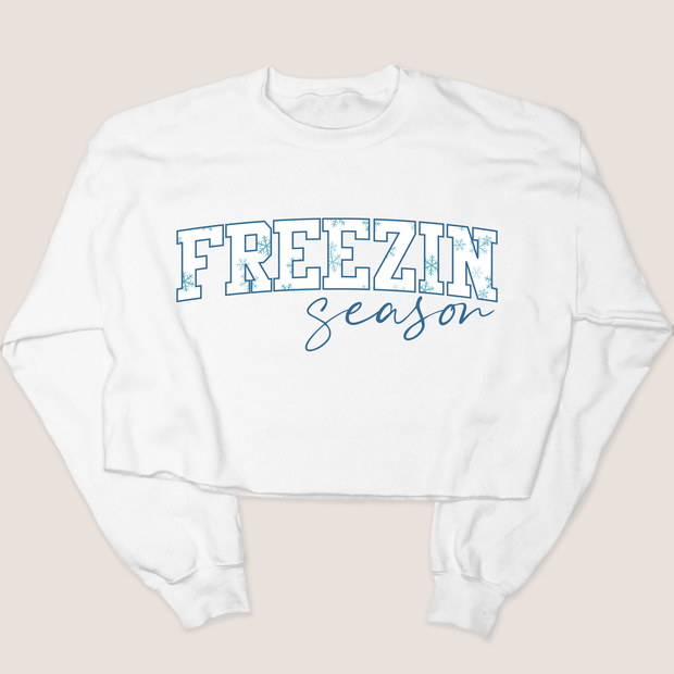 Freezin' Season - Cropped Sweatshirt