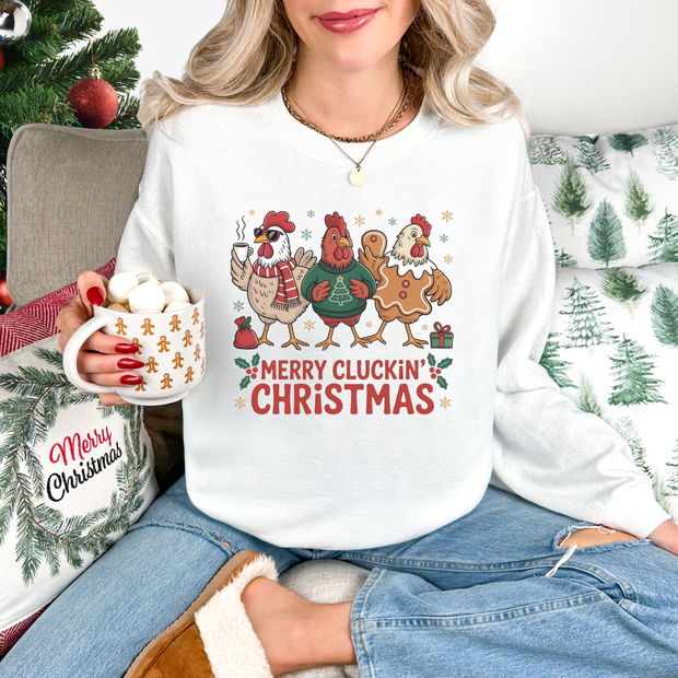 Chicken Lover Trio - Christmas Sweatshirt