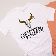 Longhorn Gettin' Hitched - Bachelorette - T-Shirt