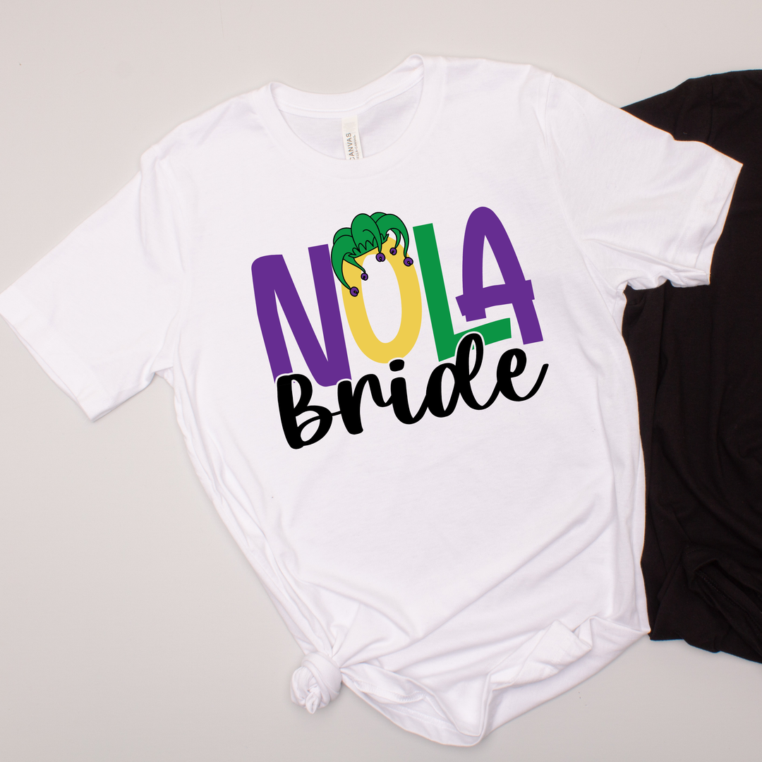 BULK ORDER of online 6+ Beignets and Booze Before the I DOs | Short Sleeved Shirt | Multiple Color Options | Made To Order | NOLA Bachelorette