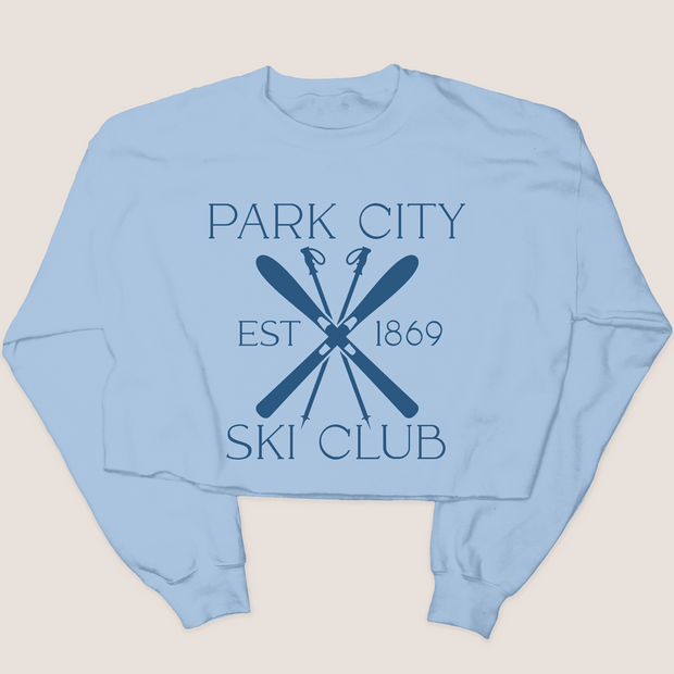Park City Ski Club - Cropped Sweatshirt