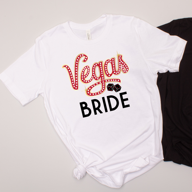 Retro Vegas Bride Squad - Bachelorette - T-Shirt