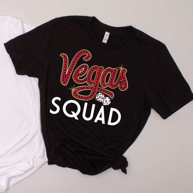 Retro Vegas Bride Squad - Bachelorette - T-Shirt