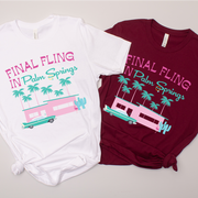 Classic Palm Springs Before The Ring - Bachelorette - T-Shirt