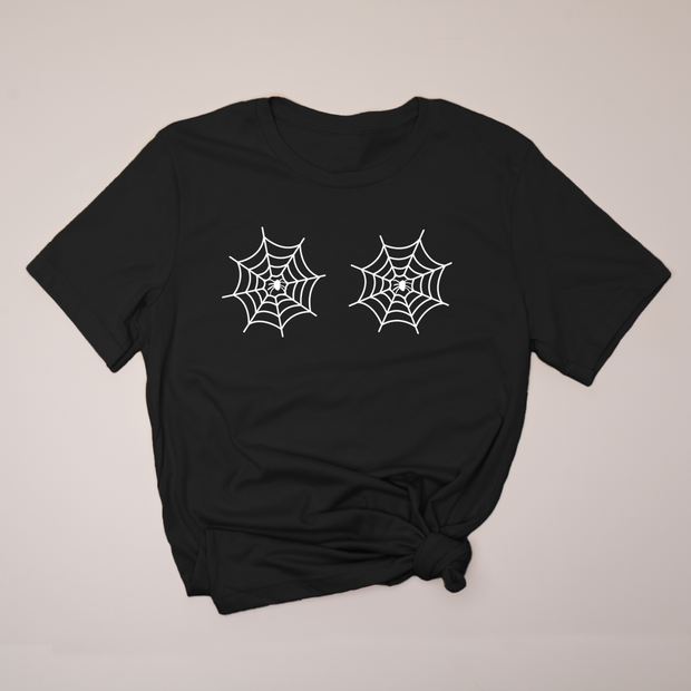 Spider Web Chest - Halloween - T-Shirt
