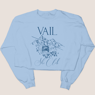 Vail Ski Club - Cropped Sweatshirt