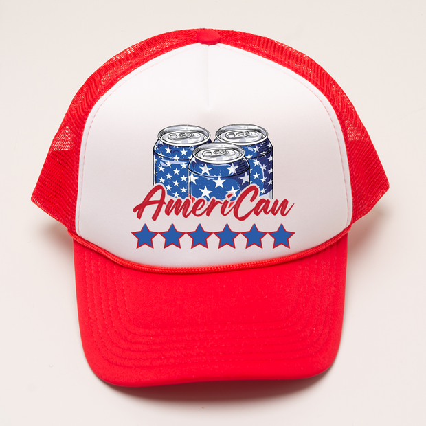 4th of July Trucker Hat - Ameri-Can