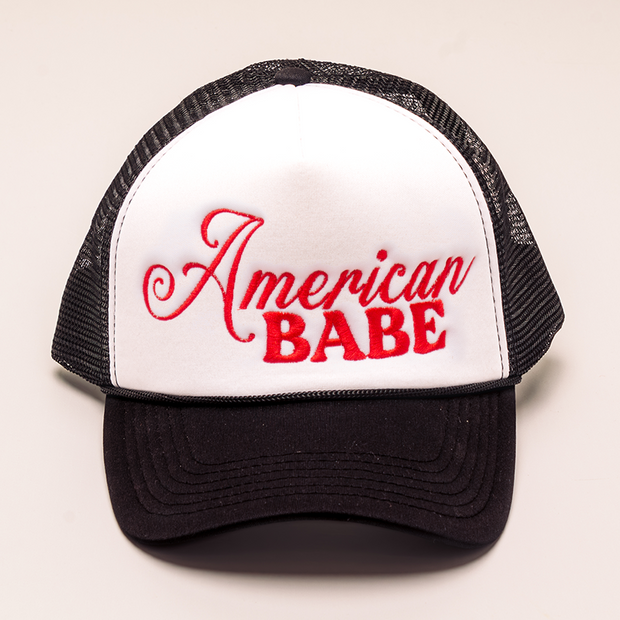 4th of July Embroidered Trucker Hat - American Babe